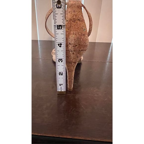 CHARLES BY CHARLES DAVID CORK STRAPPY HEELS WOMENS SIZE 9.5 - Picture 12 of 12